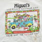Vintage 1990s Miguels Mexican Restaurant Souvenir T-Shirt Men's 2XL