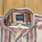 Vintage 1990s Wrangler Striped Western Pearl Snap Button Up Shirt Men's 2XL
