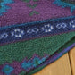 Vintage 1990s Santana Aztec Fleece Button Up Shirt Men's L