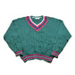 Vintage American Weekend V-Neck Knitted Sweater Men's XL