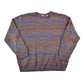 Vintage 1990s Van Heusen Knit Abstract Pattern Crewneck Sweater Mens L