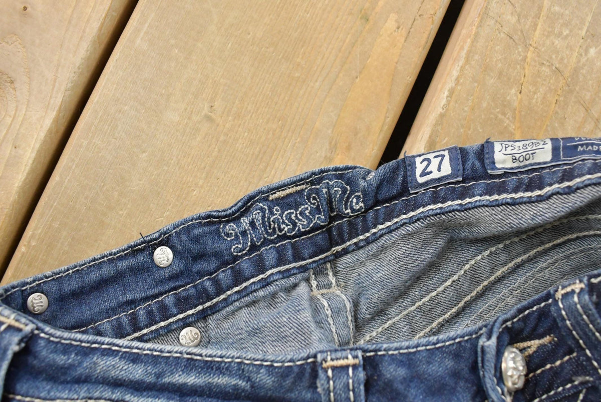 Vintage Y2K Miss Me Bedazzled Low Rise Jeans Women's 27 x 33