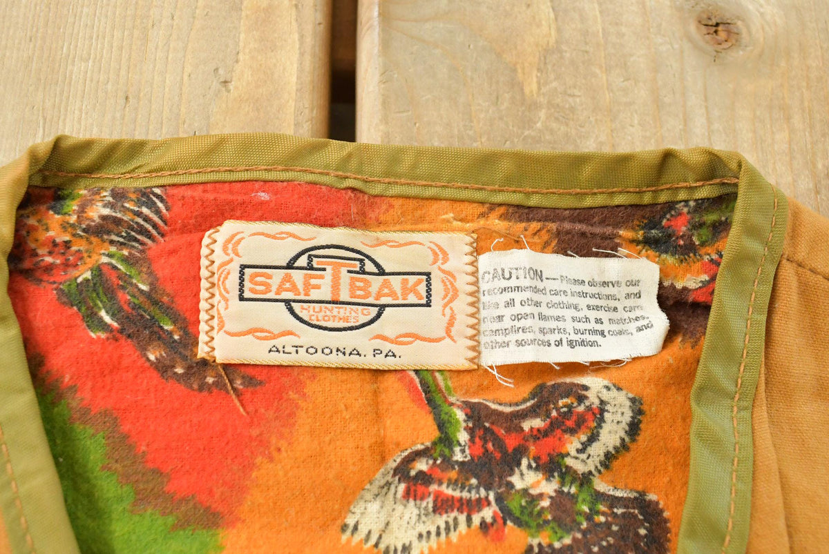 Vintage 1970s SafTBak Hunting Vest Men's M