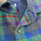 Vintage 1990s GAP Plaid Flannel Button Up Shirt Men's M