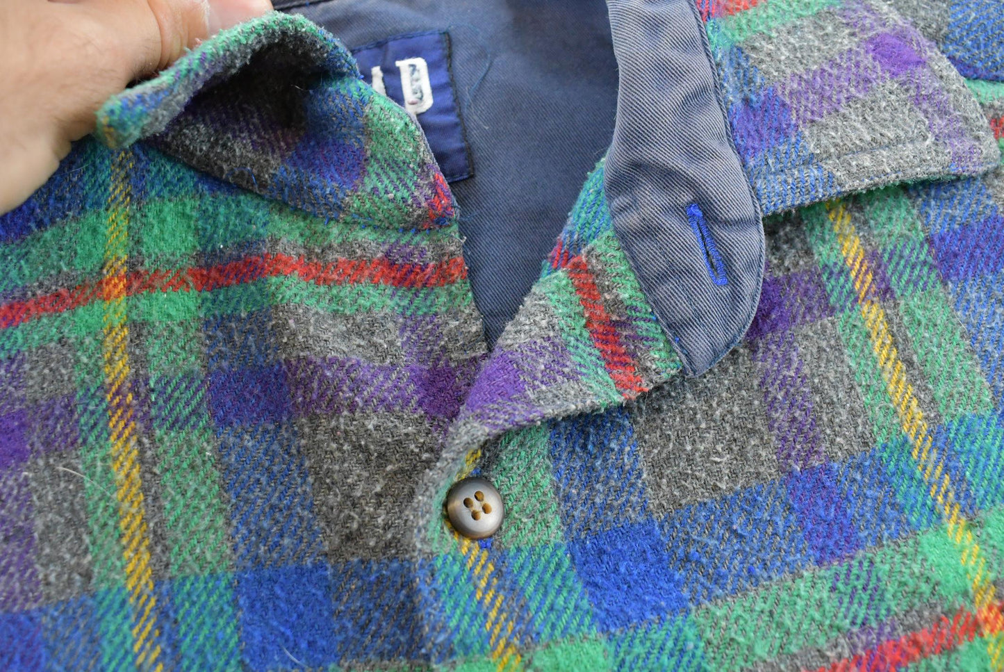 Vintage 1990s GAP Plaid Flannel Button Up Shirt Men's M
