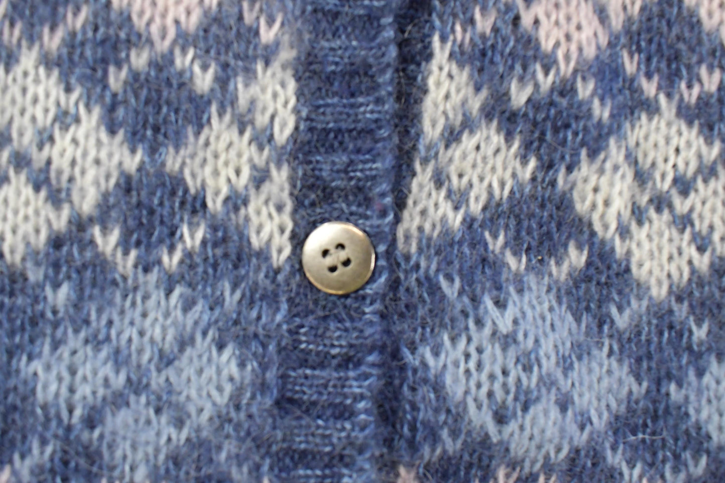 Vintage 1990s Maurices Mohair Knit Cardigan Sweater Women's M