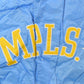 Vintage Y2K DEADSTOCK Minneapolis Lakers NBA Hardwood Classics Basketball Snap On Button Satin Jacket Mens 2XL
