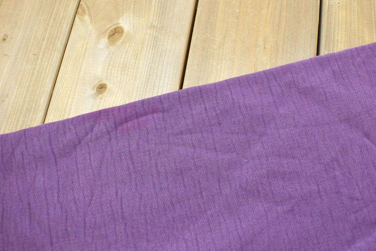 Vintage 1990s Russell Athletics Pro Cotton Purple Blank Reverse Weave Style Crewneck Sweatshirt Men's M