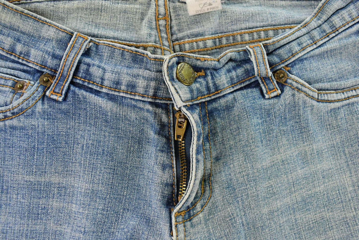 Vintage Y2K RT Low Rise Flare Denim Jeans Women's 28 x 32