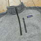 Vintage 2000s Patagonia Two-Tone Quarter Zip Fleece Sweater Men's XL