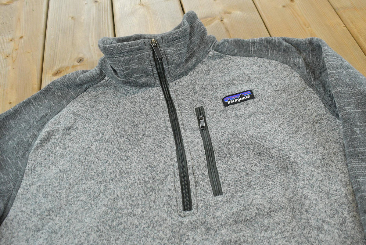 Vintage 2000s Patagonia Two-Tone Quarter Zip Fleece Sweater Men's XL