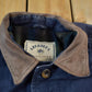 Vintage 1990s Aberdeen Chore Coat Leather Collar Jacket Men's L
