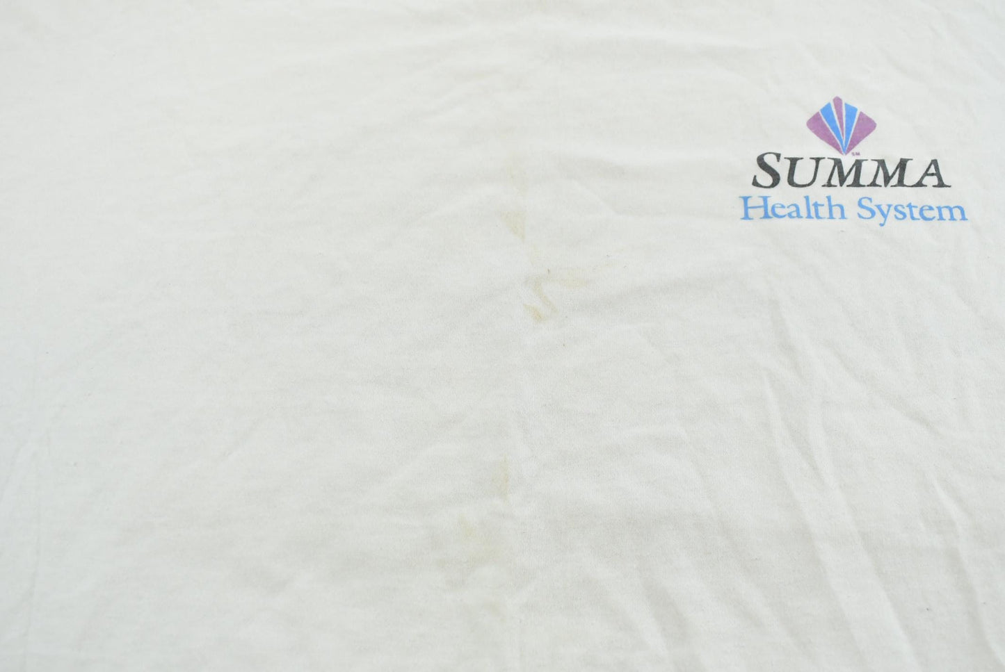 Vintage 1990s Summa Health Systems Akron Ohio Souvenir Promotional Medical T-Shirt Men's XL