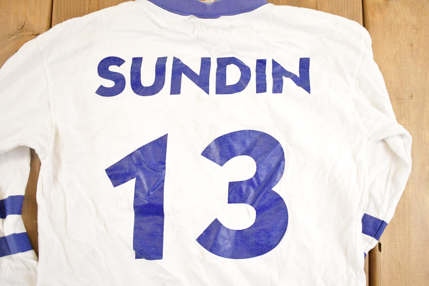 Vintage 1990s Toronto Maple Leafs Mats Sundin NHL T-Shirt Men's XS