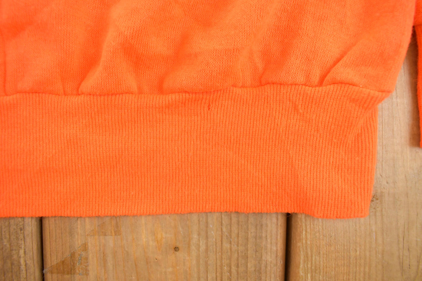 Vintage 1980's Blank Orange Raglan Crewneck Sweatshirt Men's S