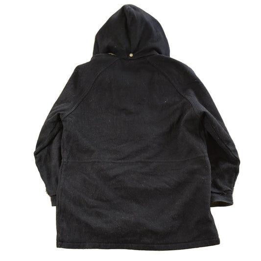 Vintage 1980s Woolrich Wool Hooded Jacket Men's Large