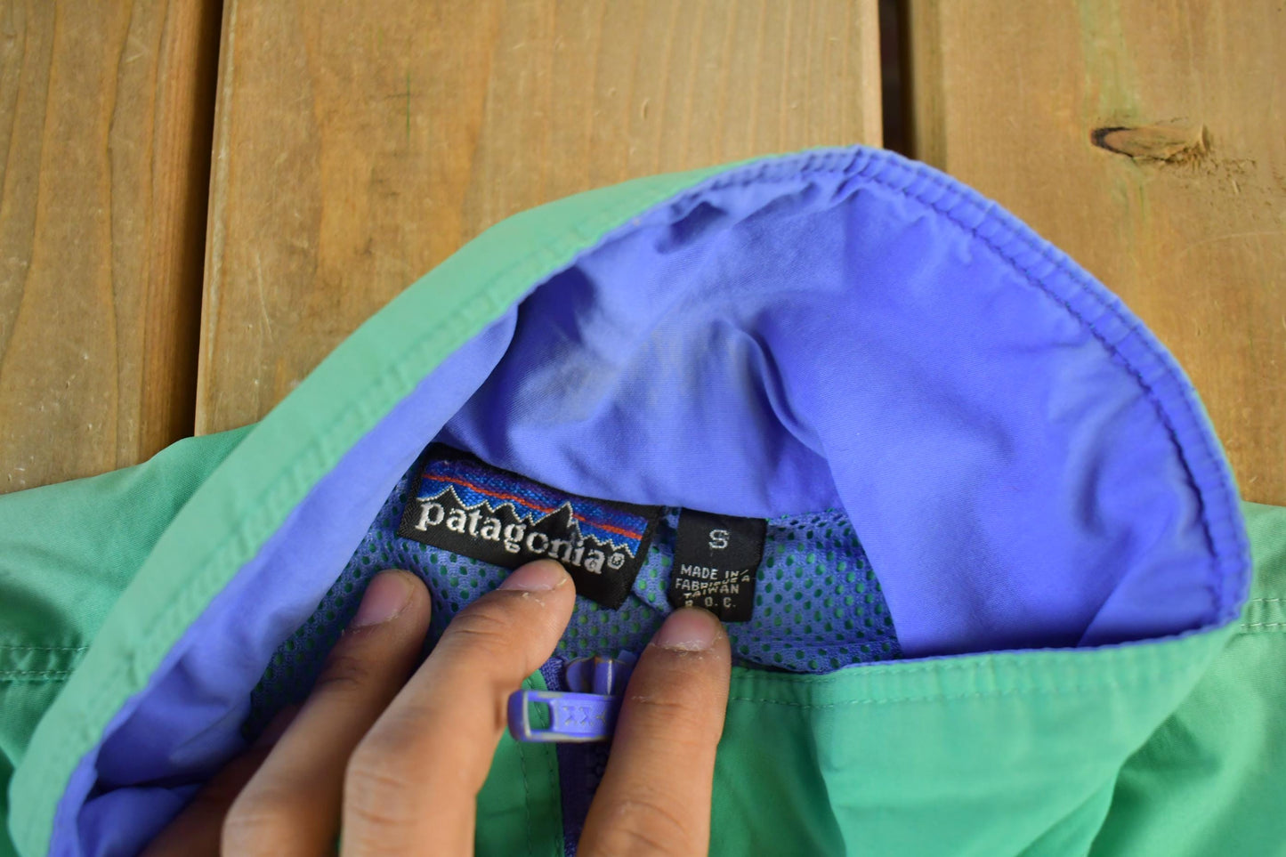 Vintage 1980s Patagonia Full Zip Lightweight Jacket Men's S-M