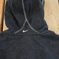 Vintage Y2K Nike Embroidered Mini Swoosh Full Zip Hoodie Sweatshirt Women's M