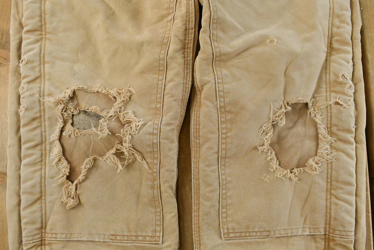 Vintage 1990s Carhartt Fleece Lined Double Knee Work Pants Men's 30 x 29
