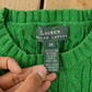 Vintage 1990s Lauren Ralph Lauren Cable Knit Crewneck Sweater Women's M