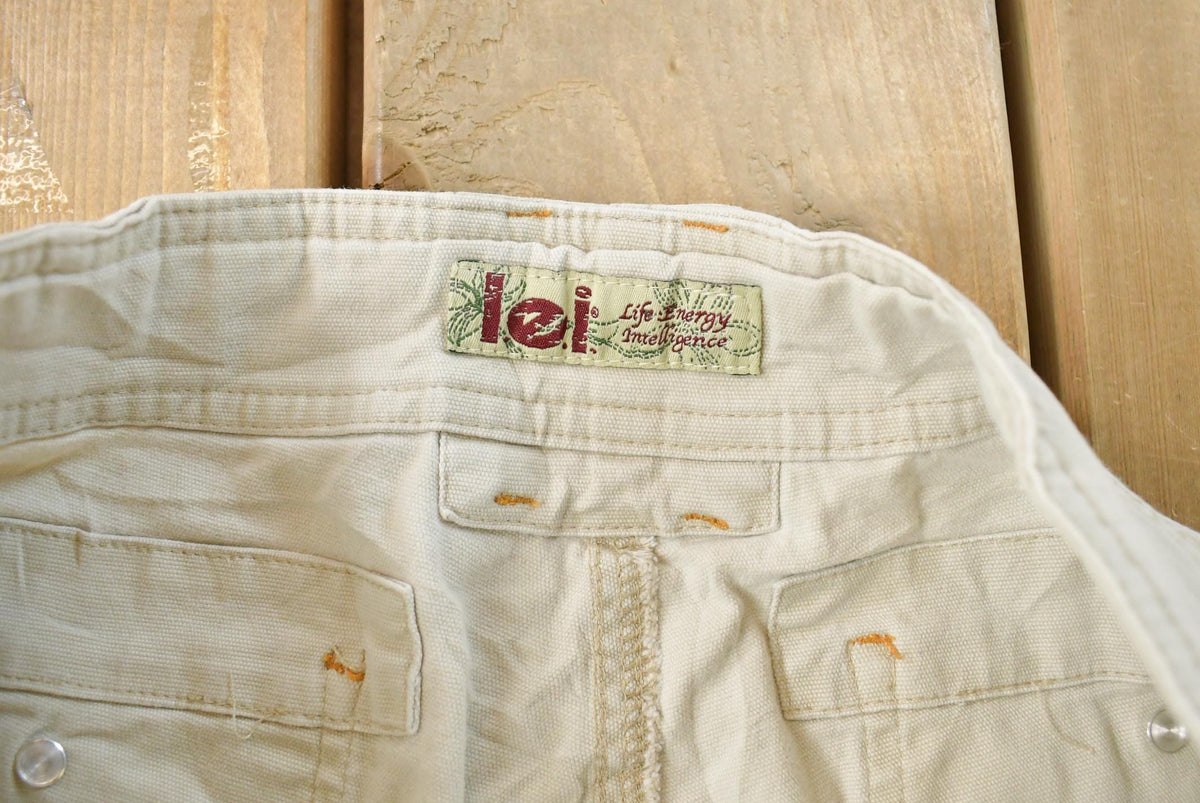 Vintage 1990s Life Energy Intelligence LEI Cargo Shorts Women's 33
