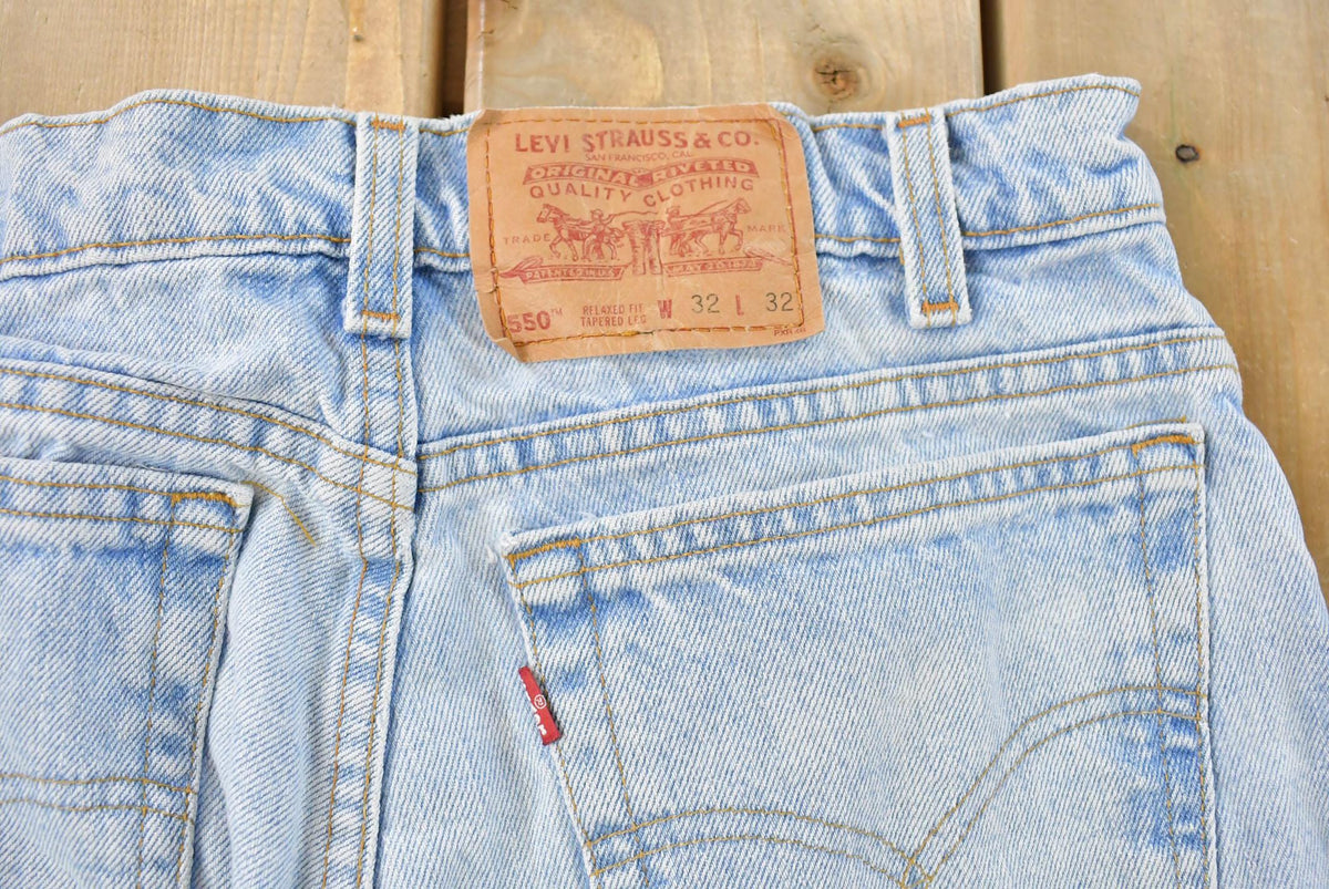 Vintage 1990s Levi's 550 Relaxed Tapered Denim Jeans Men's 30 x 30