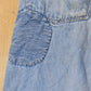 Vintage 1980s Wrangler Fleece Lined Patchwork Denim Jeans Men's 32 x 27