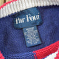 Vintage 1990s Par Four Golf Cotton Knit Crewneck Sweater Men's M