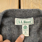 Vintage 1990s L.L. Bean Wool V Neck Knit Sweater Men's M