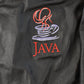 Vintage 1990s Java Sun Microsystems Tech Leather Jacket Men's 2XL