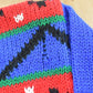 Vintage 1980s Deadstock Adell Barre Ice Skating Knit Ugly Christmas Sweater Men's S