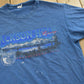Vintage 1990s Jackson Hole Wyoming Mountains Souvenir T Shirt Mens L