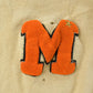 Vintage 1950s Highland Chenille Patch Collegiate Wool Knit Sweater Men's XS-S