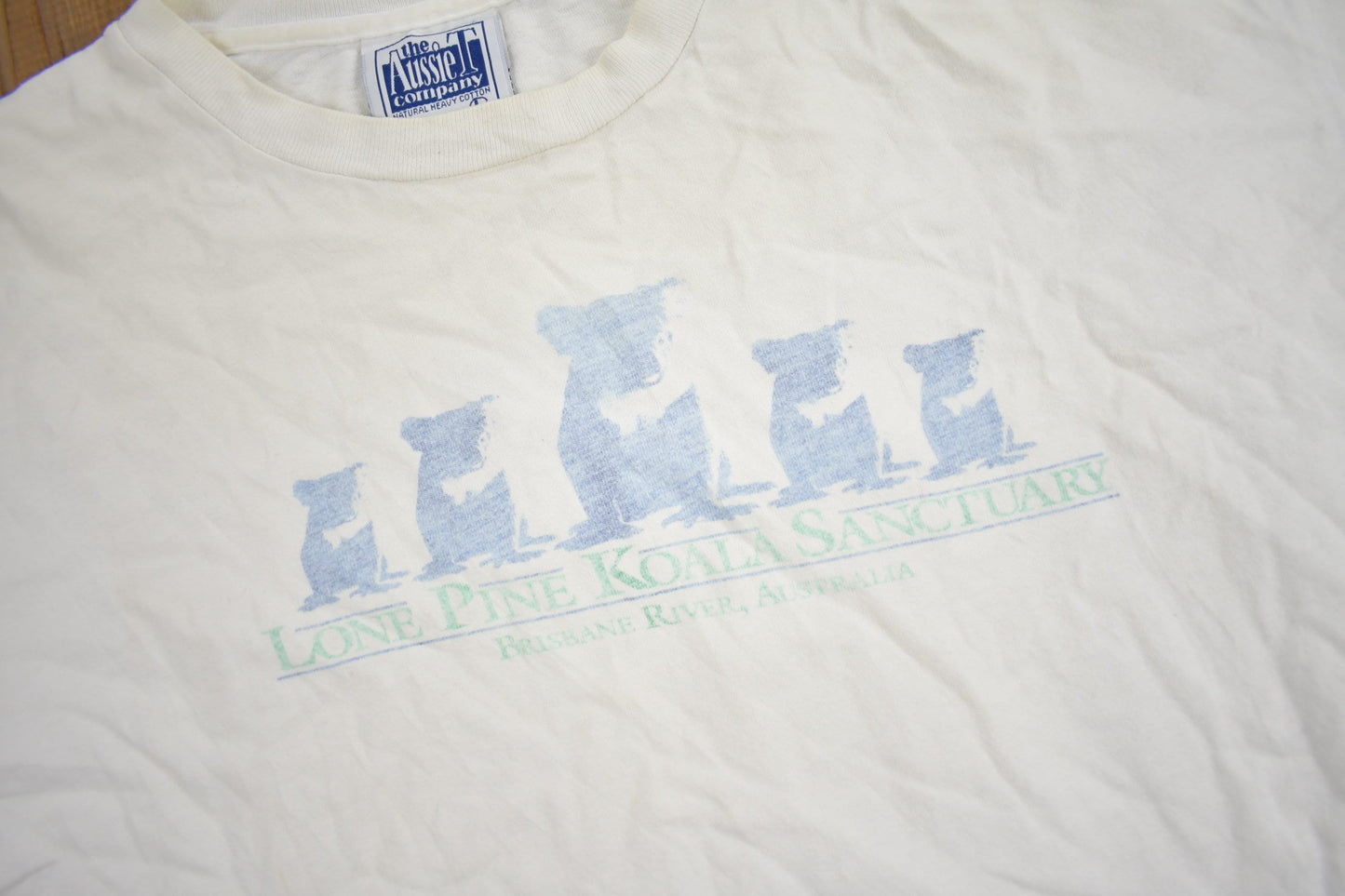 Vintage 1990s Lone Pine Koala Sanctuary Graphic T Shirt Men's Large