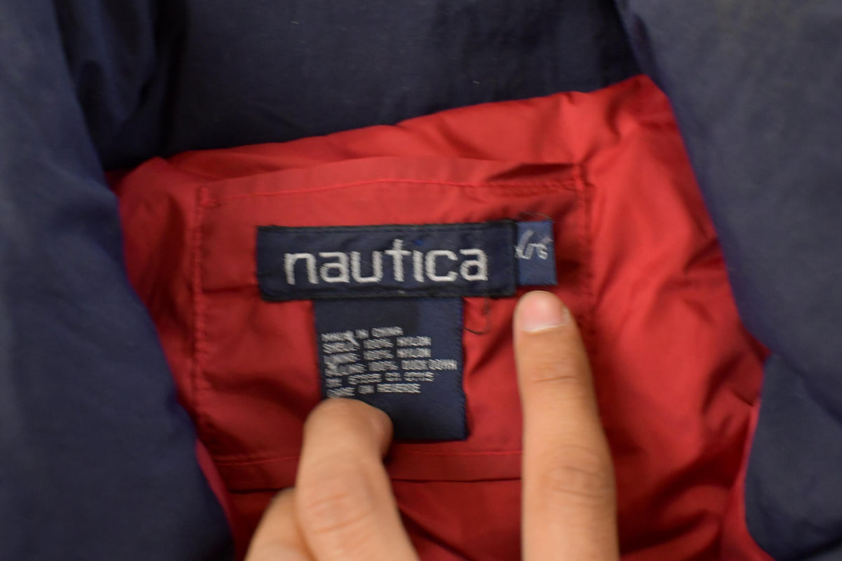 Vintage 1990s Nautica Down Puffer Jacket Men's XL