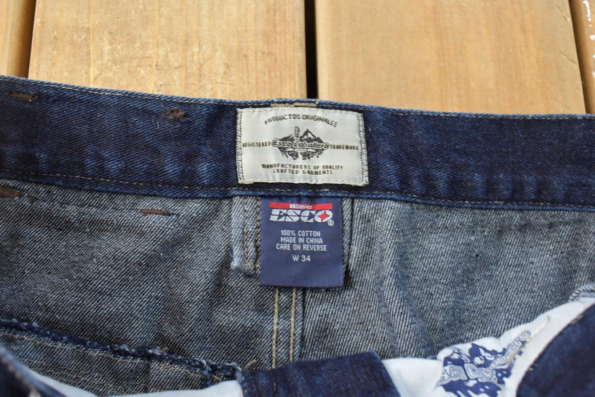 Vintage Y2K Esco Baggy Hip Hop Denim Jeans Men's 35 x 33