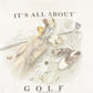 Vintage 1990's All About Golf Souvenir Travel T-Shirt Men's XL