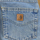 Vintage 2000s Carhartt Relaxed Fit Distressed Workwear Denim Jeans Men's 35 x 31.5