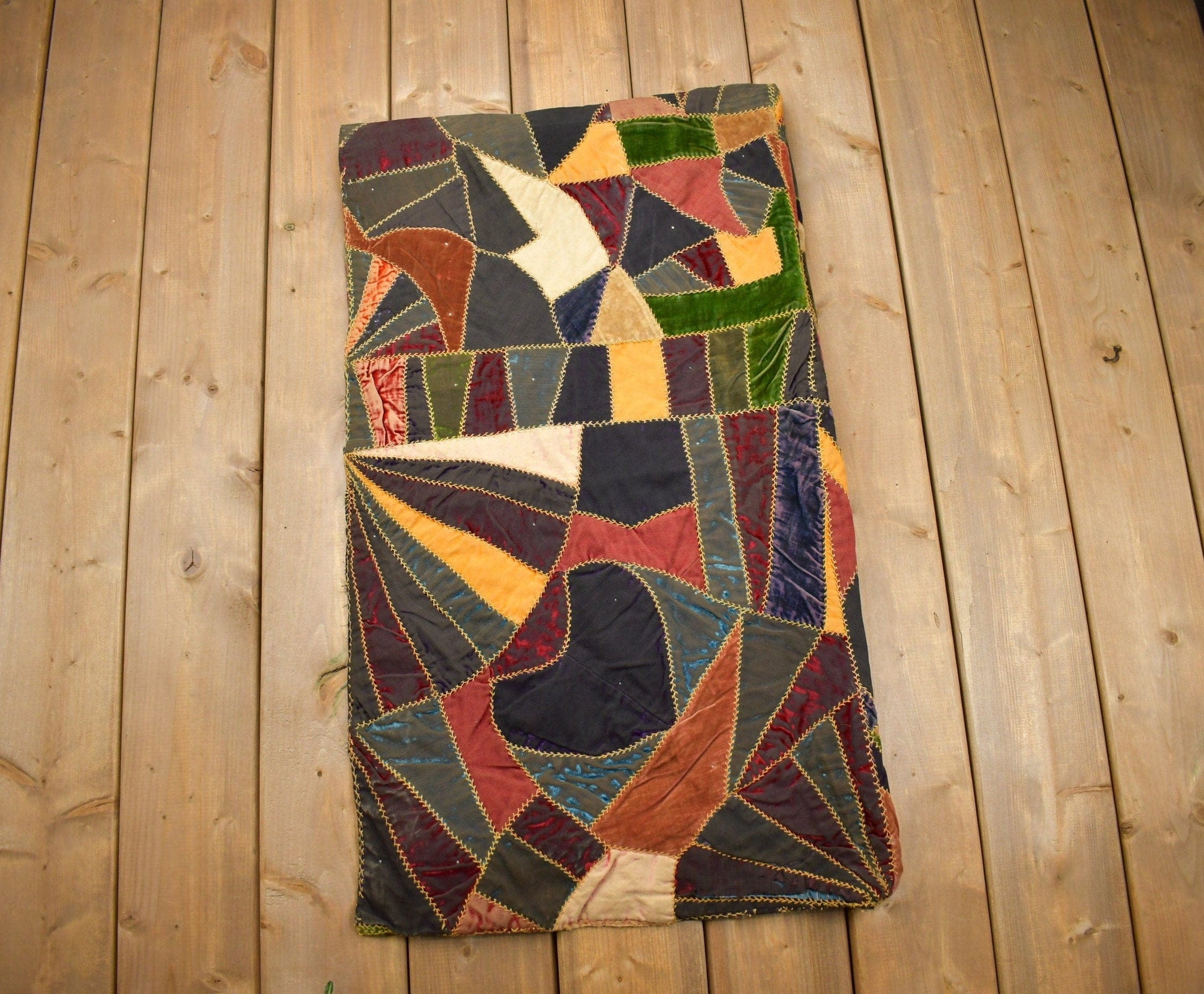 1920's Crazy Quilt from propervintagecanada