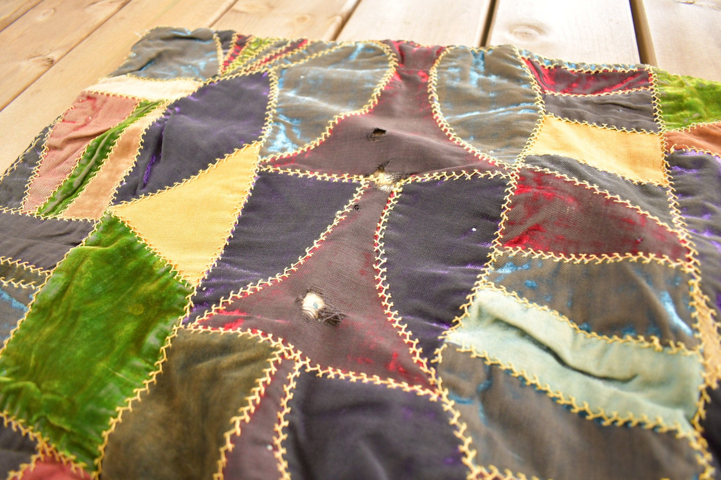 1920's Crazy Quilt from propervintagecanada