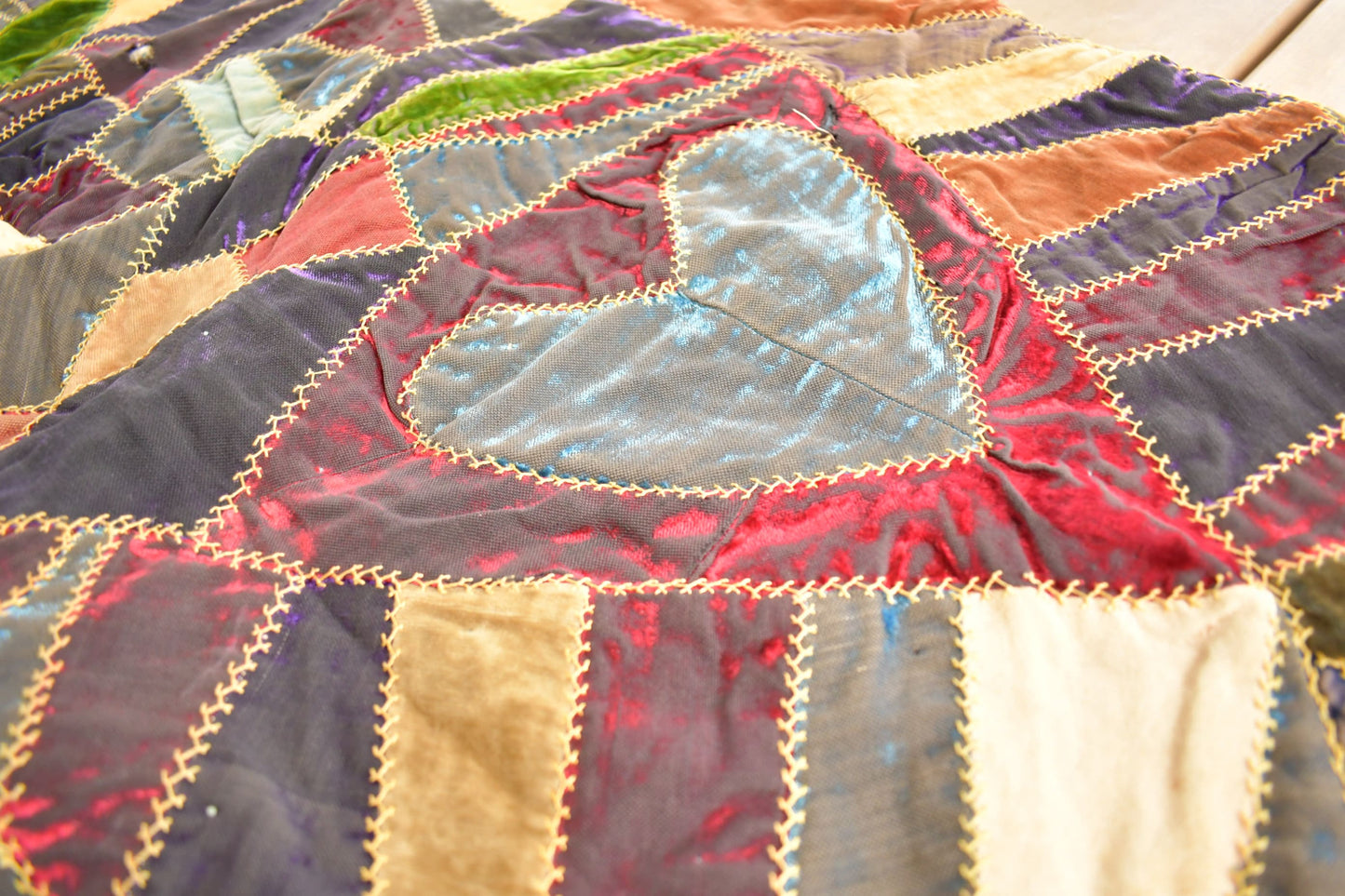 1920's Crazy Quilt from propervintagecanada
