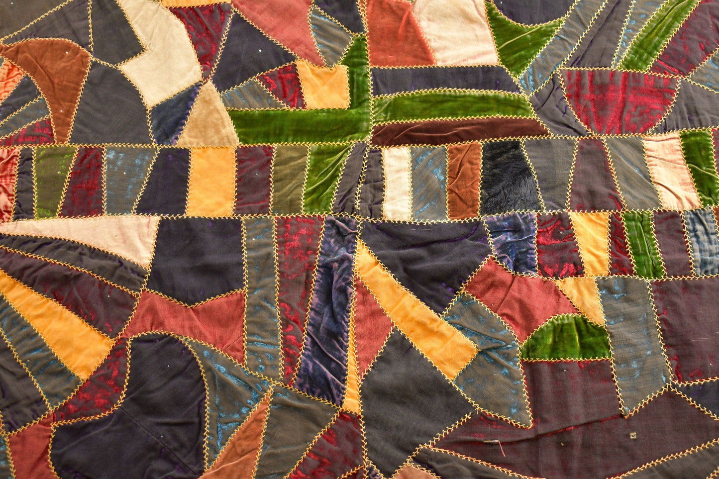 1920's Crazy Quilt from propervintagecanada