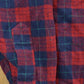 Vintage 1970s Pendleton Wool Flannel Board Shirt Men's M / Loop Collar True Vintage / 70s Robinson Dress Tartan / Made in USA