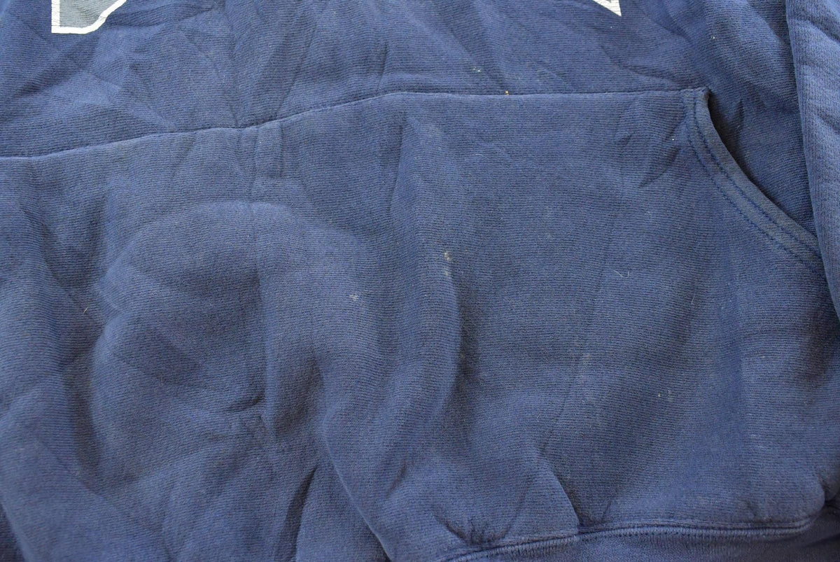Vintage 1990s University of New Hampshire UNH Lee Cross Grain Reverse Weave Style Hoodie Sweatshirt Men's 2XL
