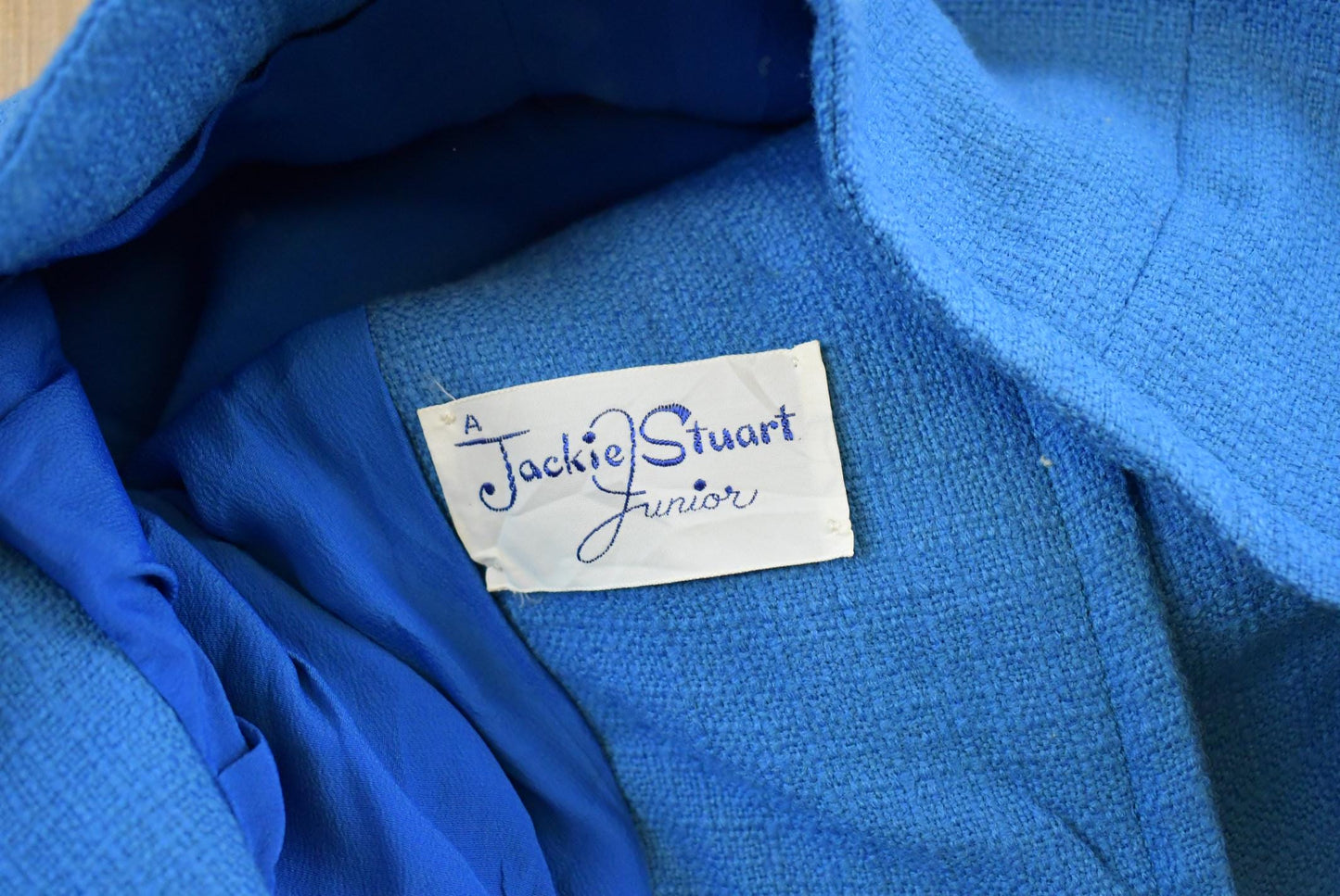 Vintage 1970s Jackie Stuart Button Up Blazer Jacket Youth M