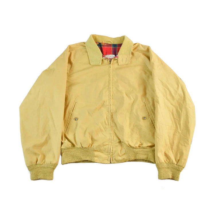 1960s Vintage Harrington Jacket Mens M-L Plaid Lined Windbreaker from propervintagecanada