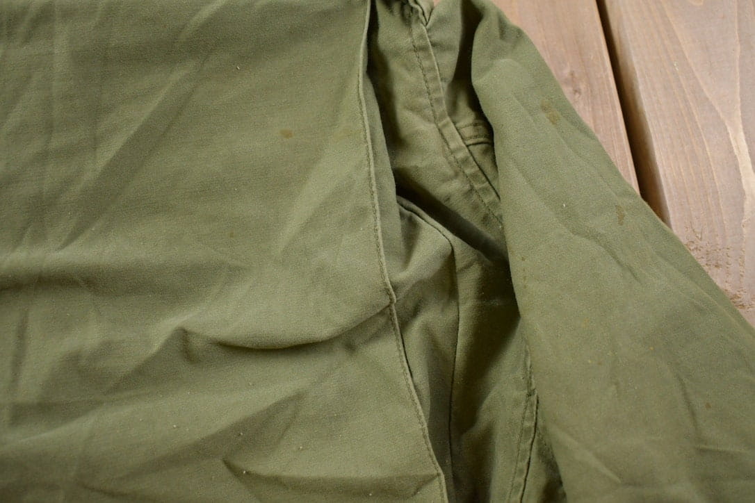1960s Vintage Military OG-107 Cold Weather Field Coat Men's Large from propervintagecanada