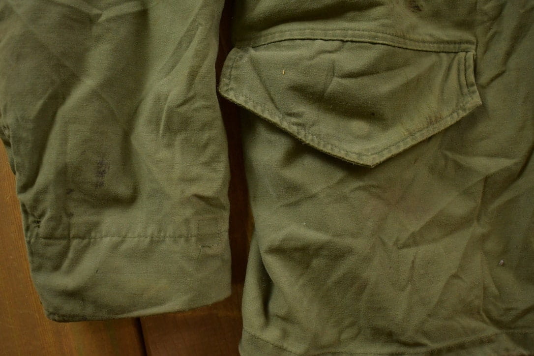 1960s Vintage Military OG-107 Cold Weather Field Coat Men's Large from propervintagecanada