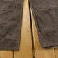 Vintage 2000s Carhartt Double Knee Dark Brown Canvas Pants Men's 36 x 31.5