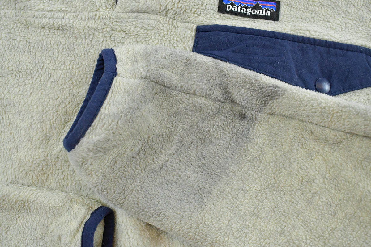 Vintage 2000s Patagonia Synchilla Snap T Fleece Sweater Men's M / Outdoors / Y2K Sweater / Streetwear / Vintage Patagonia / Hiking